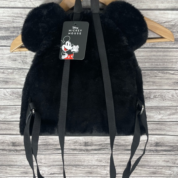 NWT Disney Mickey Mouse Fuzzy Backpack - Picture 7 of 8